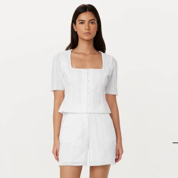 Frank and Oak Eyelet Top - Picture 1 of 6